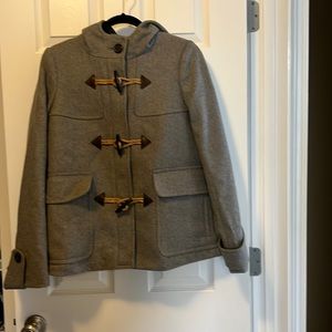 Dark gray wool j crew jacket